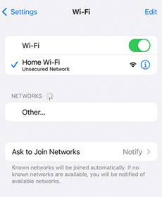 Check WiFi Connection