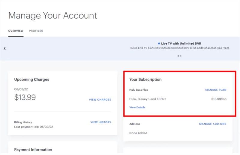 Check Your Hulu Subscription