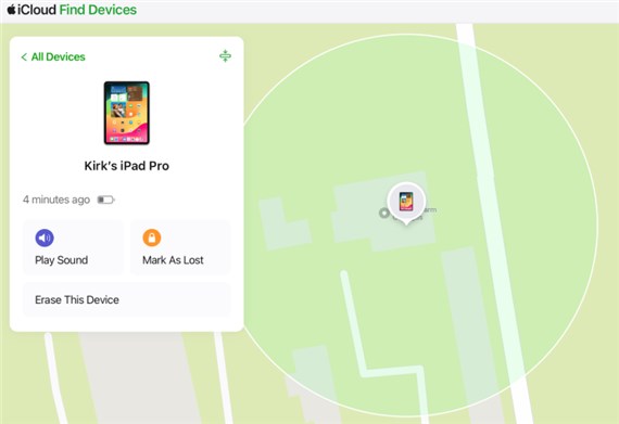 Click Erase This Device