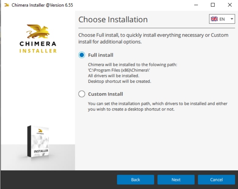 Choose Installation
