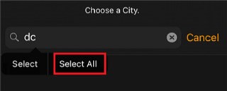 Choose Select All