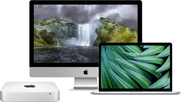 Retina iMac, Retina MacBook Pro and Mac Mini