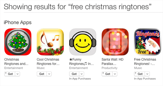 free iphone ringtones christmas