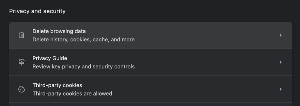 Mac Chrome Privacy Security Browsing Data