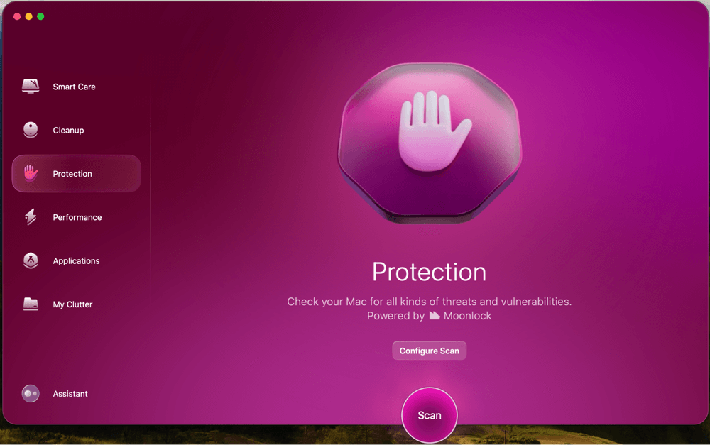 CleanMyMac Protection module