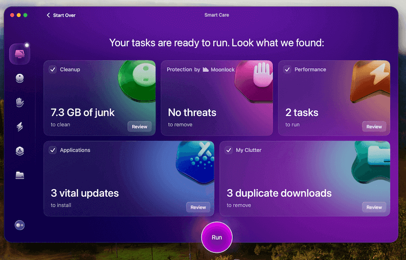 CleanMyMac Smart Care Feature