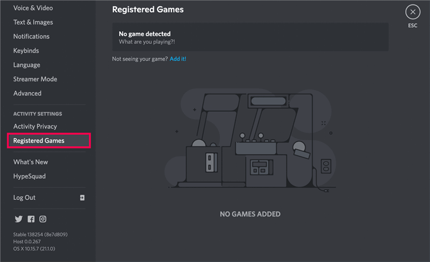 Click Registered Games