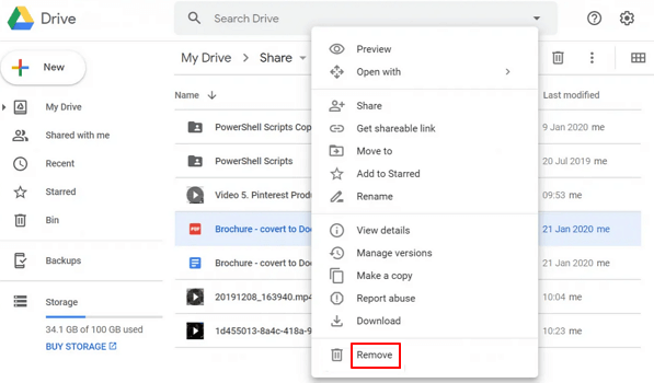 How to Delete Files From Google Drive