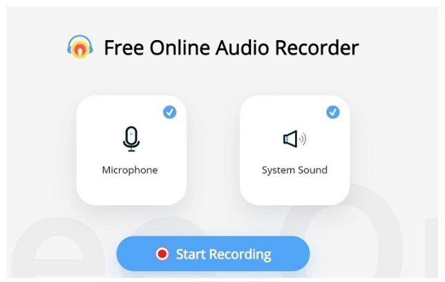 click start recording