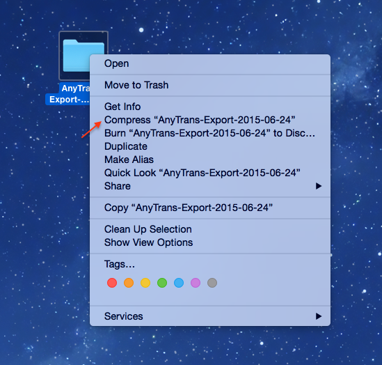 compress file with password mac