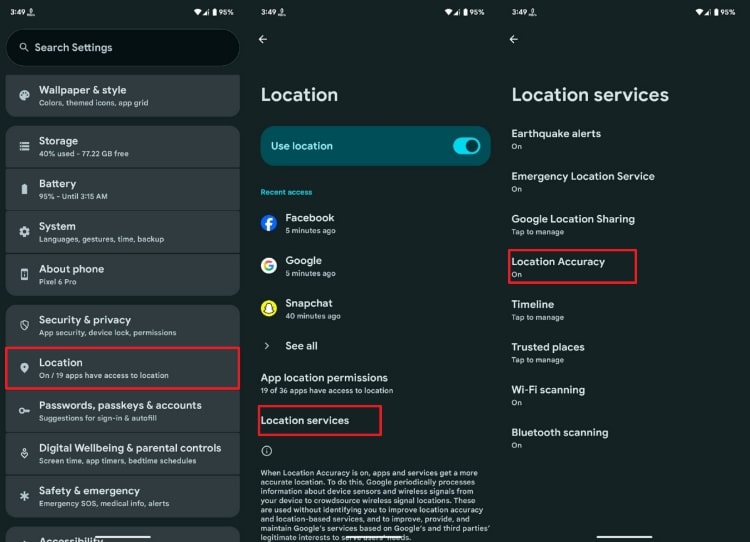 Configure Mobile Settings