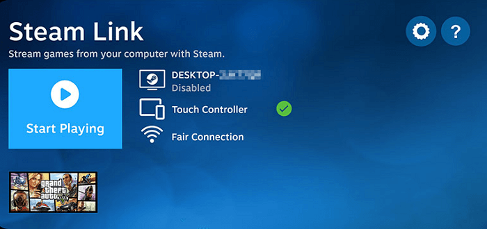 Connect PC and Phone with Steam Link