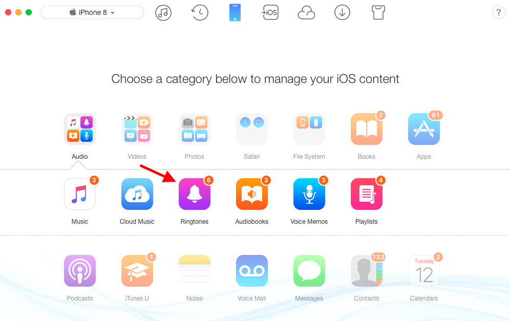 How to Make a Voice Memo a Ringtone on iPhone - Step 3