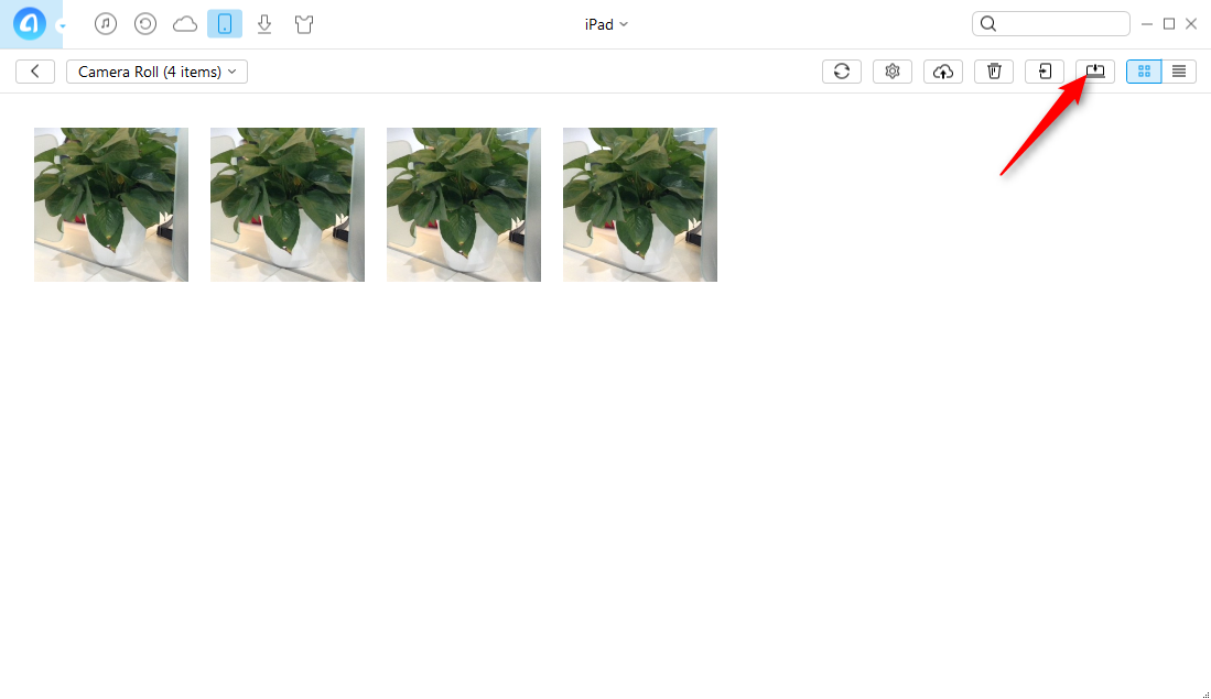 Copy Photos from iPad to PC Using AnyTrans - Step 3