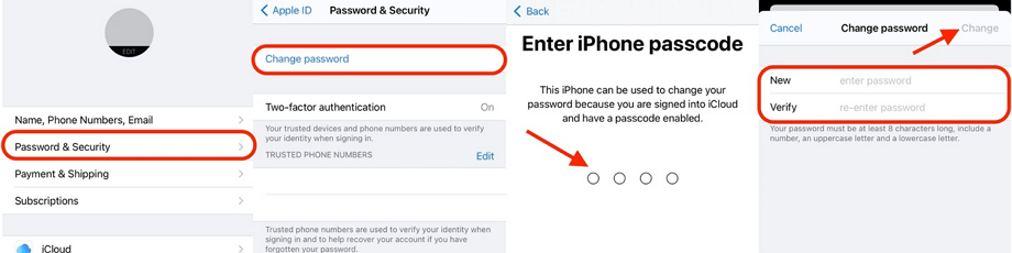 Create A New Apple ID Password