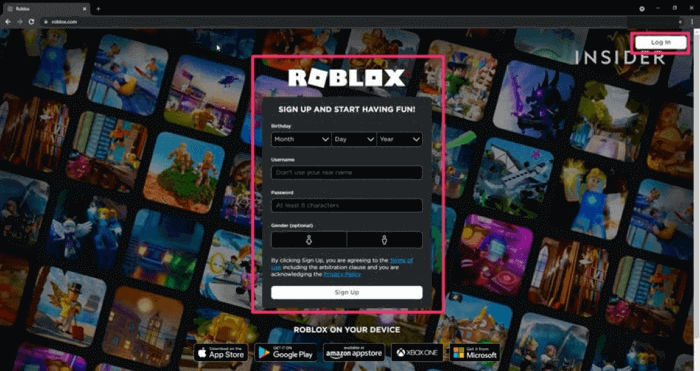 Create a Roblox Account