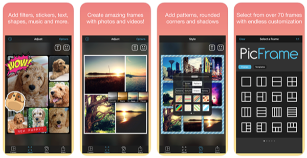 Create Photo and Video Collages with PicFrame