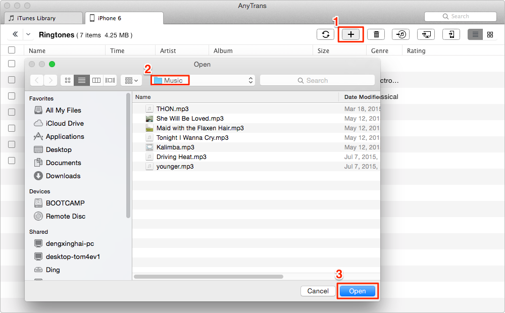 How to Transfer Ringtones from Computer to iPhone – Step 3
