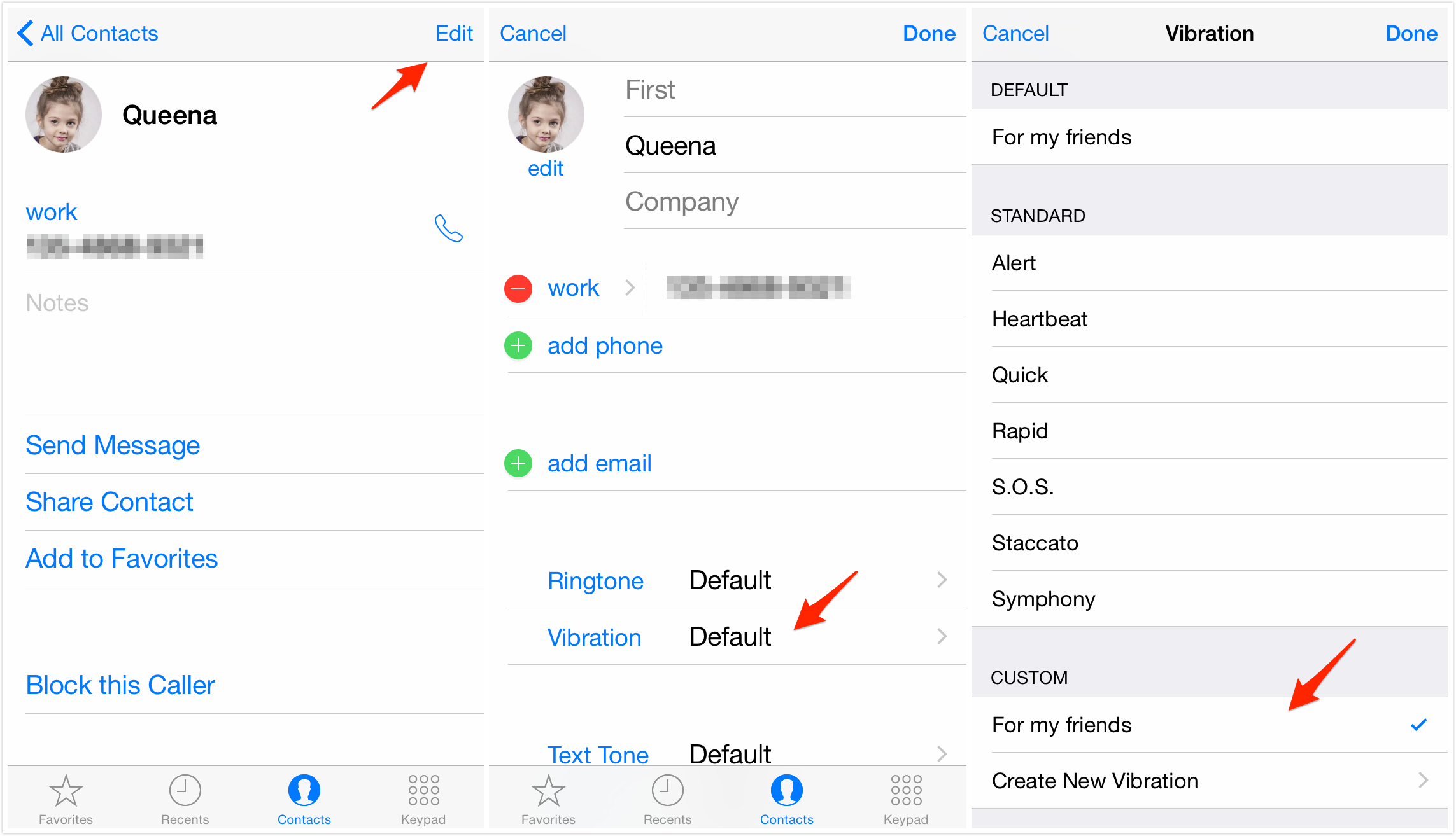 How to Create and Set Custom Vibration on iPhone – Step 2