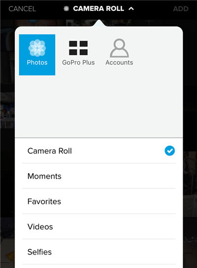 Access Videos in the Quik App