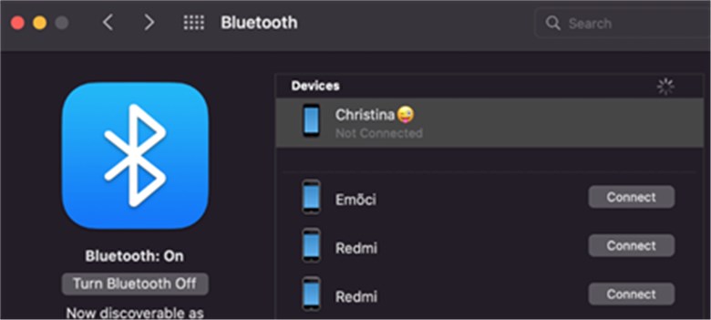 Transfer File from Samsung to Mac via Bluetooth