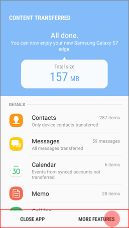 Data fully transferred