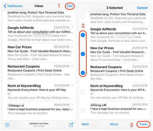 How To Delete All Emails On Iphone 6 Plus