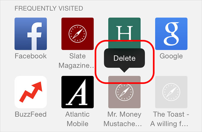 How to Delete Frequently Visited Sites in Safari on iPhone