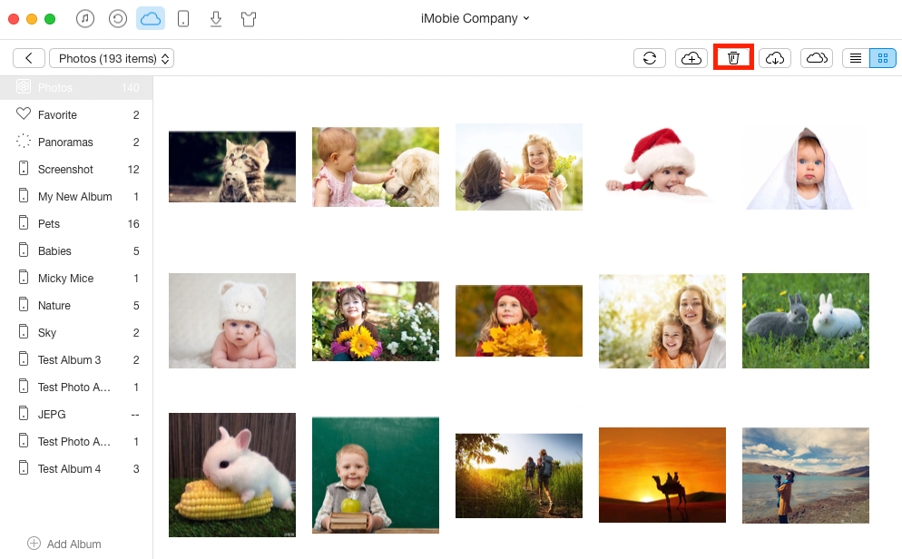 How to Delete Photos from iCloud Storage with AnyTrans - Step 3