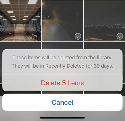  Delete unnecessary photos and videos