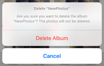 Delete an Unwanted Album