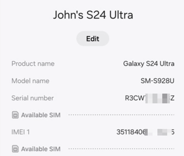 Dial to Find IMEI Number