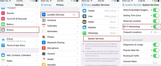 Disable WiFi Networking Service