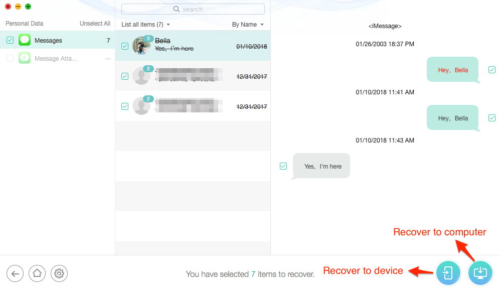 cloud service termination text message iphone