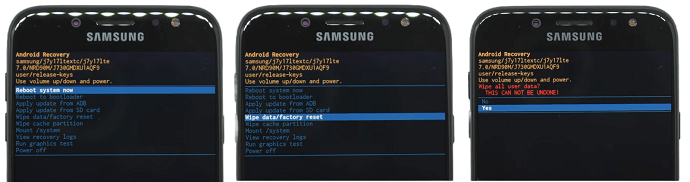 Doing a Hard Factory Reset on Samsung Phone