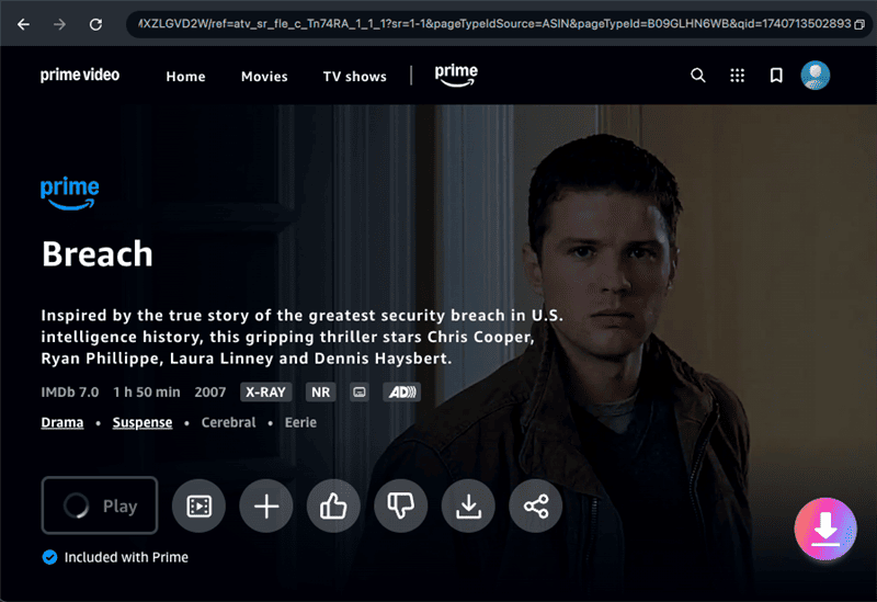 Download Prime Videos in Keeprix