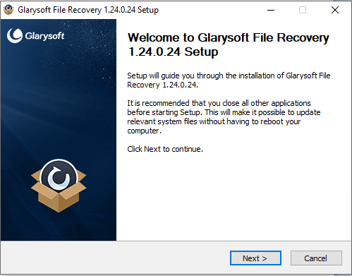 Download and Install Glarysoft File Recovery