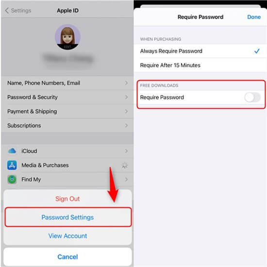 How to download apps without password iphone 11