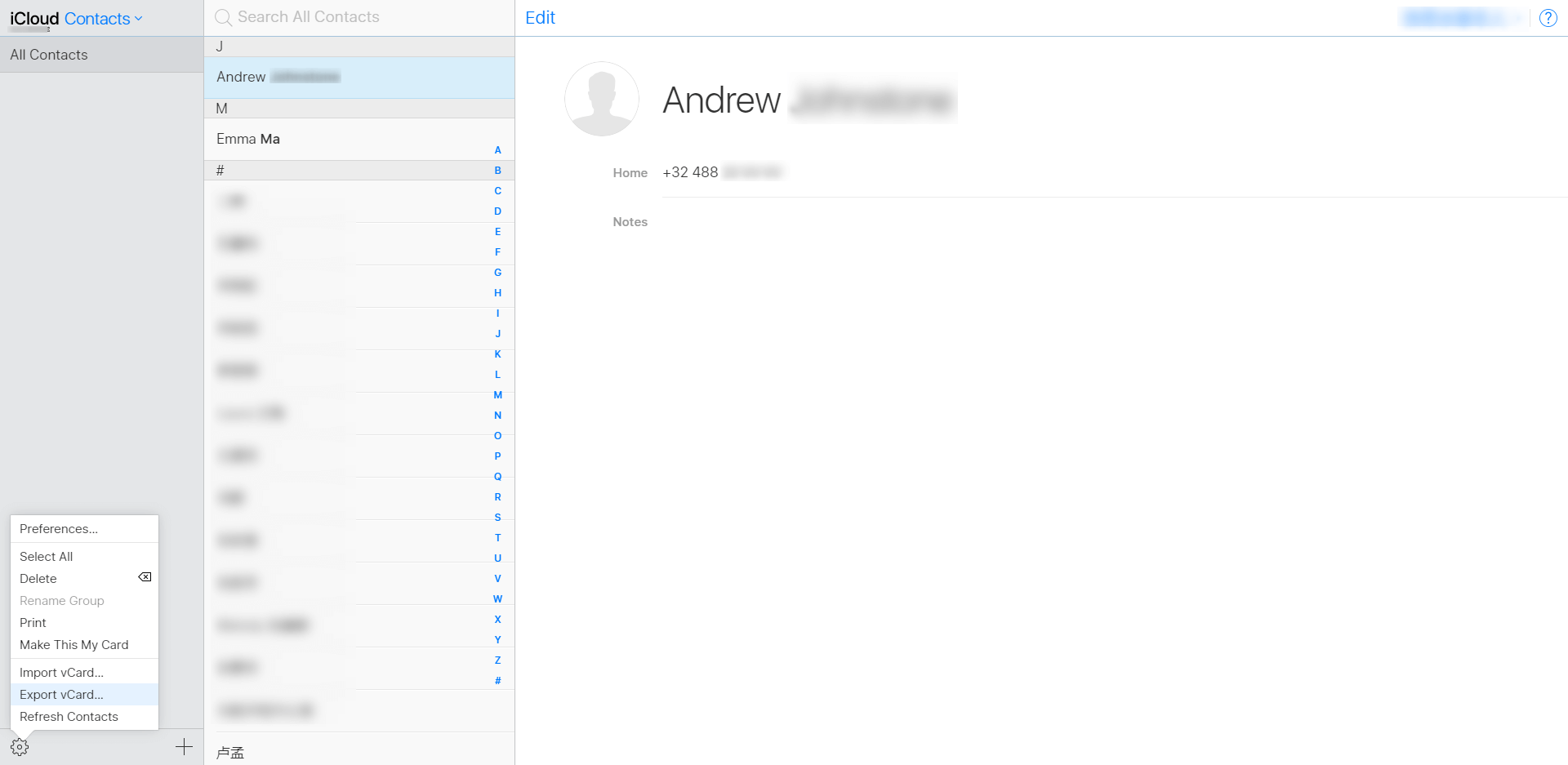 How to Download Contacts from iCloud with AnyTrans – Step 1