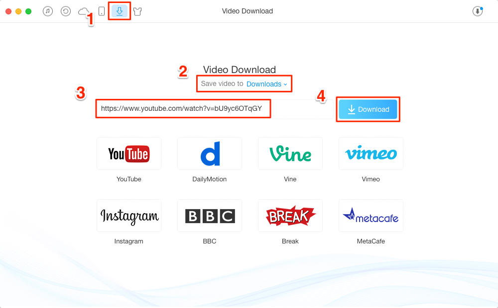 How to Download Videos from Dailymotion to Computer – Step 2