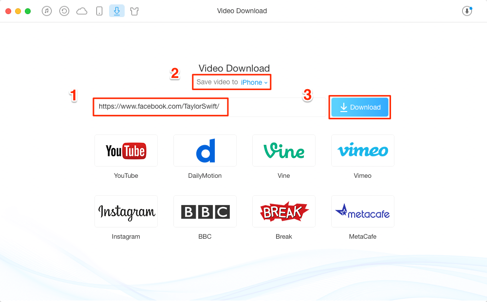 How to Save Facebook Videos to iPhone – Step 2