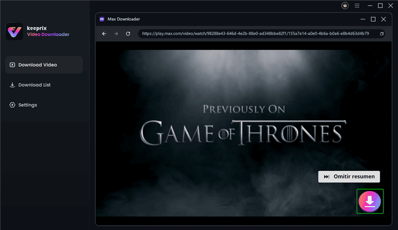 Download Max Videos in Keeprix