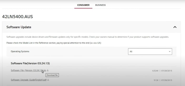 Download the Firmware