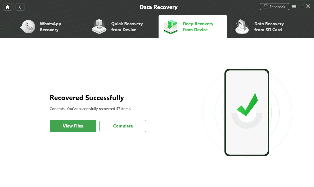Data Recovery Successfully