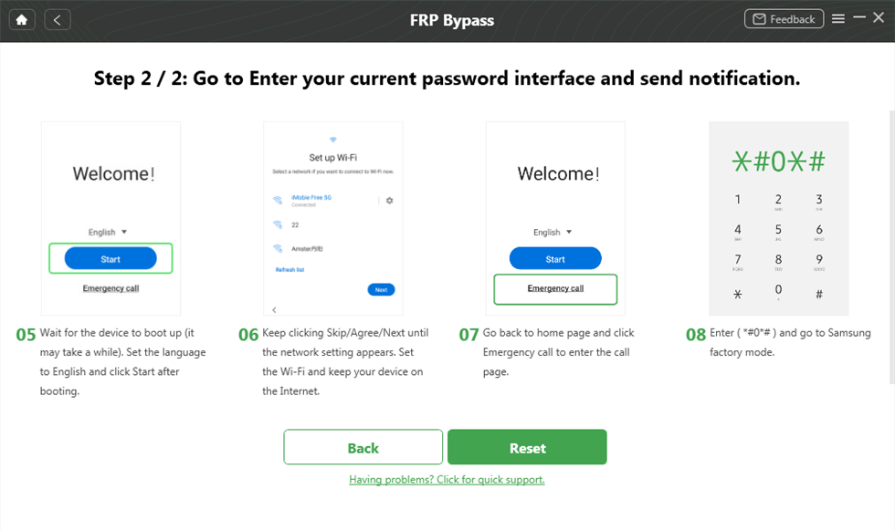 Enter Password and Send Notification