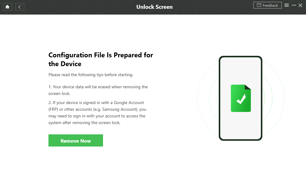 Preparing the Configuration File