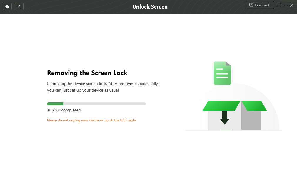 DroidKit is Removing Screen Lock