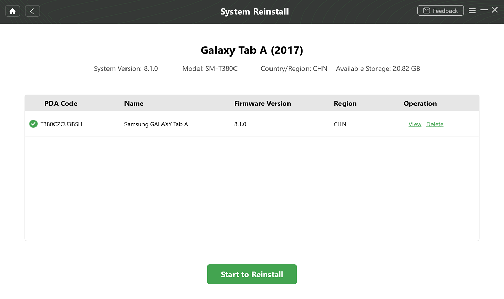 Firmwares for all Samsung models 