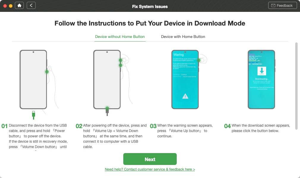 Get Your Phone into Download Mode