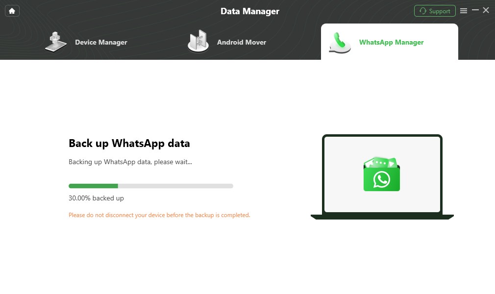Start WhatsApp Backup